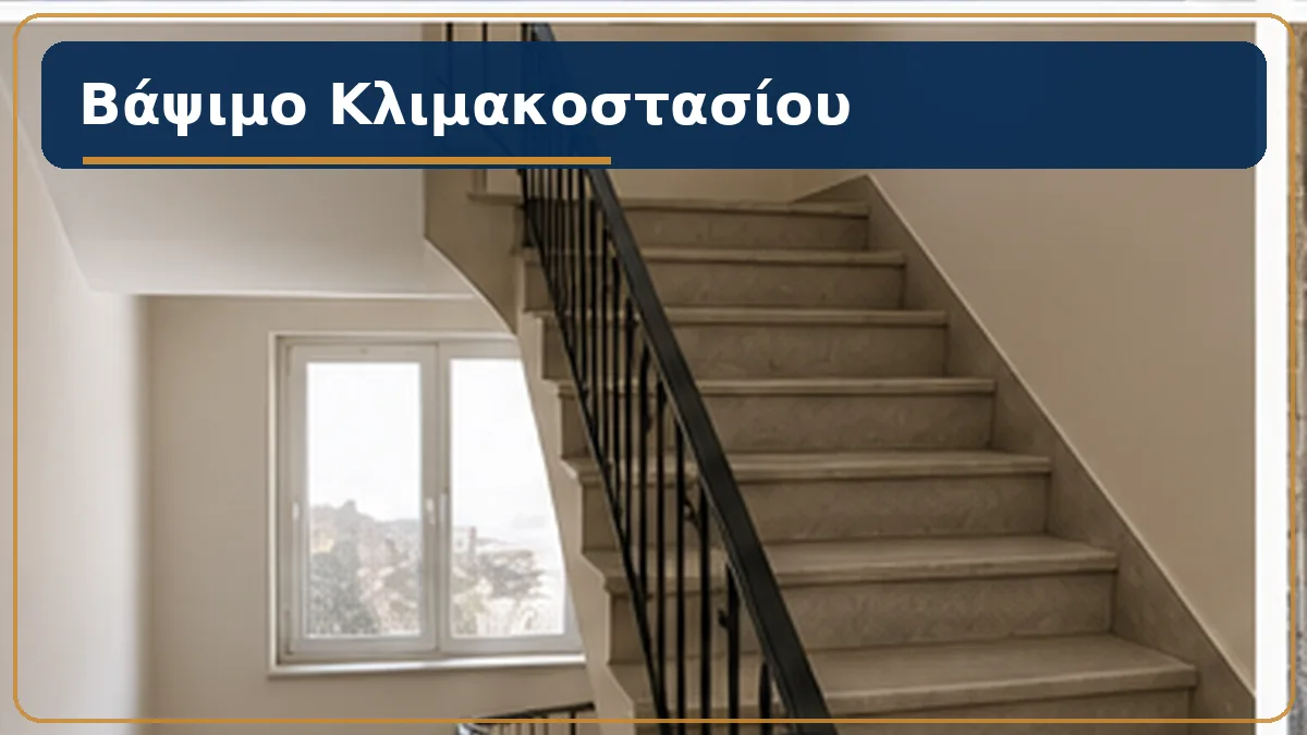 Εσωτερικό κλιμακοστάσιο πολυκατοικίας